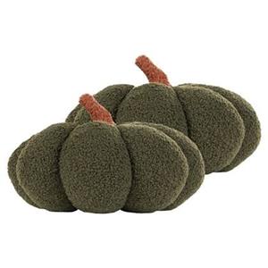 Beliani  MUNCHKIN - Sierkussen set van 2 - Groen - 28 cm - Bouclé