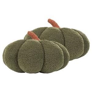 Beliani  MUNCHKIN - Sierkussen set van 2 - Groen - 35 cm - Bouclé