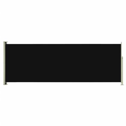 VidaXL Tuinscherm uittrekbaar 220x600 cm zwart