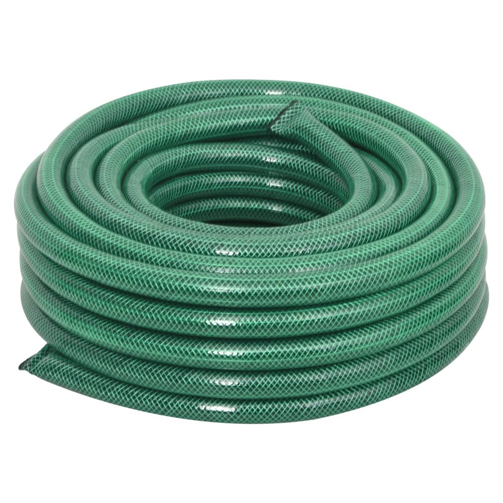 vidaXL Tuinslang met koppelingsset 0,9'' 30 m PVC groen