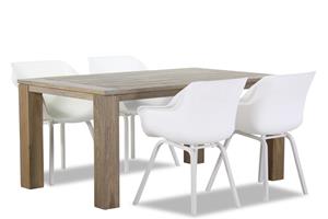 Hartman Sophie element/Brighton 165 cm dining tuinset 5-delig