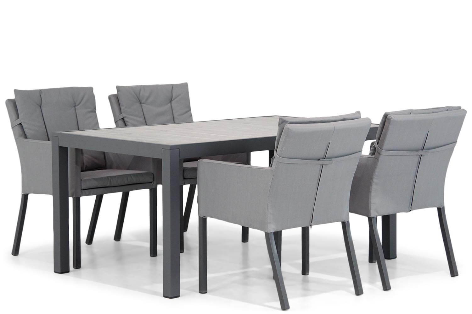 Lifestyle Garden Furniture Lifestyle Parma/Residence 164 cm dining tuinset 5-delig