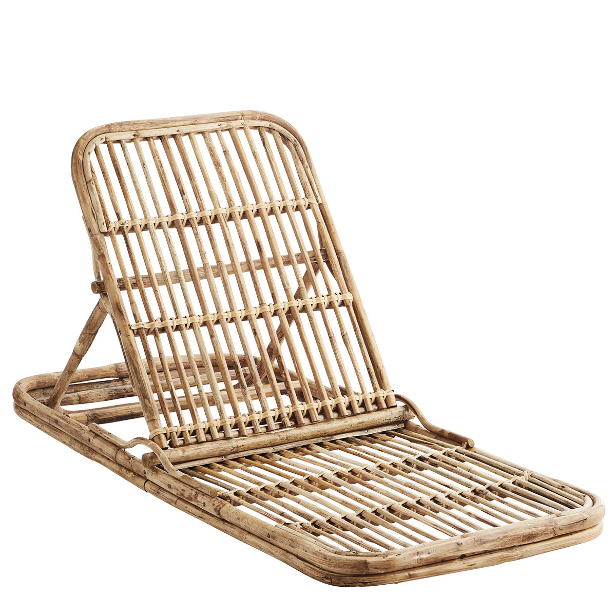 Madam Stoltz-collectie Bamboe strandstoel opvouwbaar