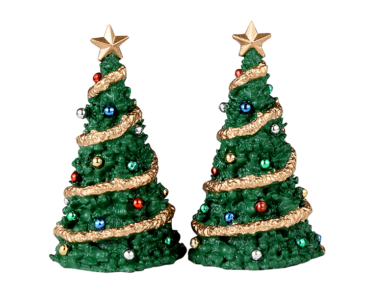 LEMAX Classic Christmas Tree Set Of 2 - 