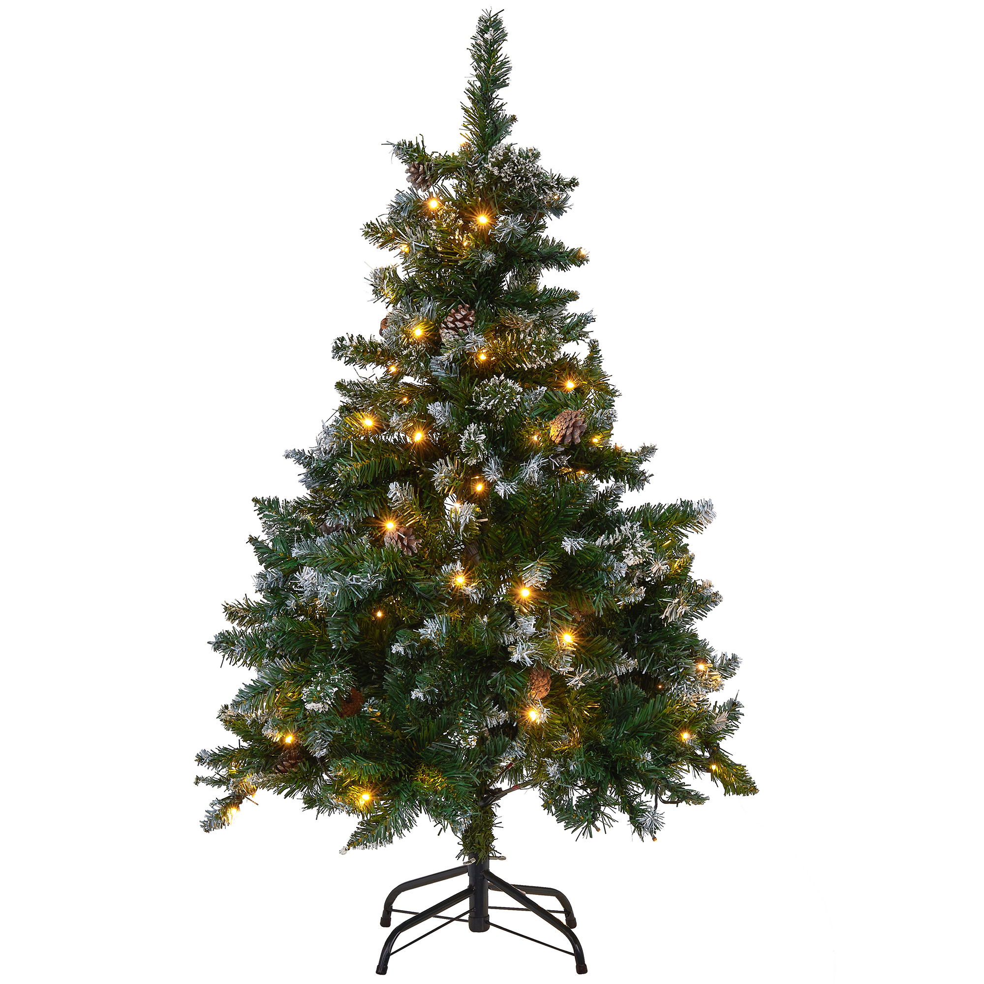 BELIANI Kerstboom met verlichting 120 cm PALOMAR
