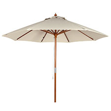 Rhino umbrellas Parasol Ica 300cm (Ecru)