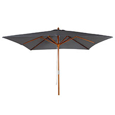 Rhino umbrellas Parasol Ica 300x300cm (Dark grey)
