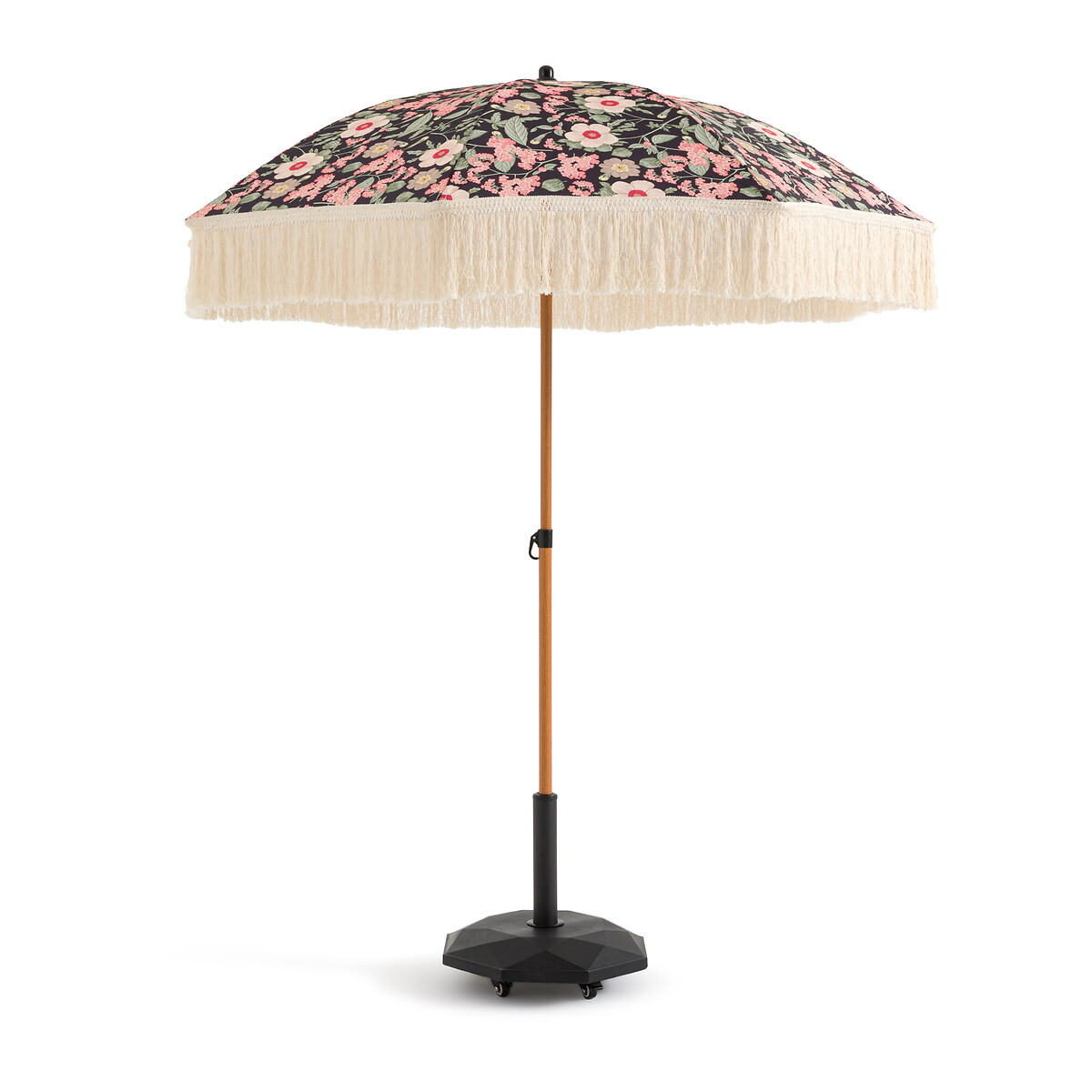 LA REDOUTE INTERIEURS Bedrukte parasol met franjes, Larna