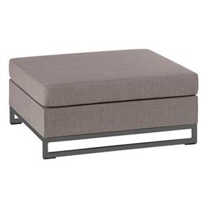 Exotan Hocker Buiten Rhodos - Aluminium - Taupe - 42x90x90