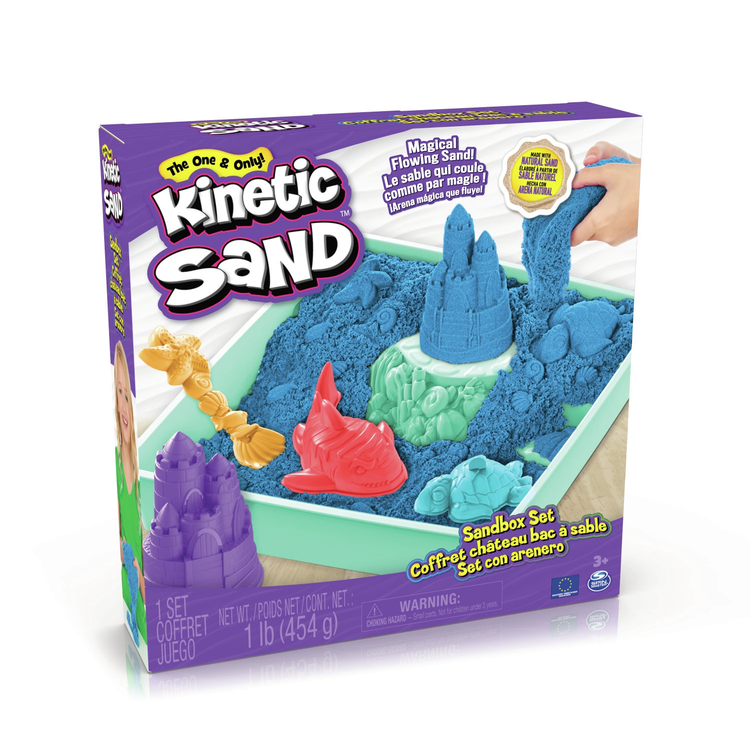 Spinmaster Kinetic Sand Sand Box Assorti