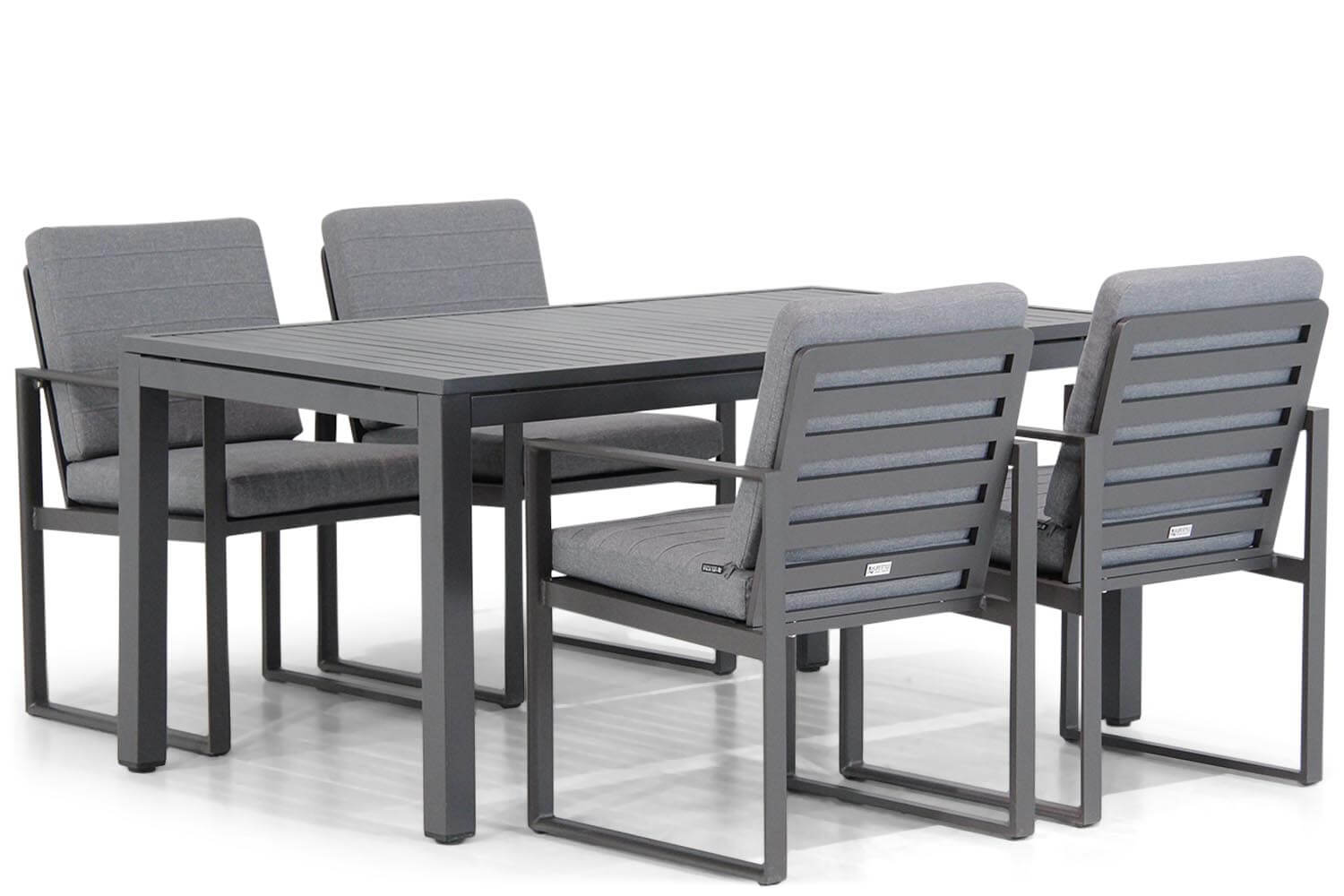 Santika Furniture Santika Zaga/Concept 160 cm dining tuinset 5-delig