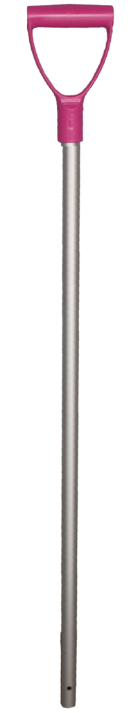 Vplast Schop steel alum. + handvat - Roze- 28x105cm