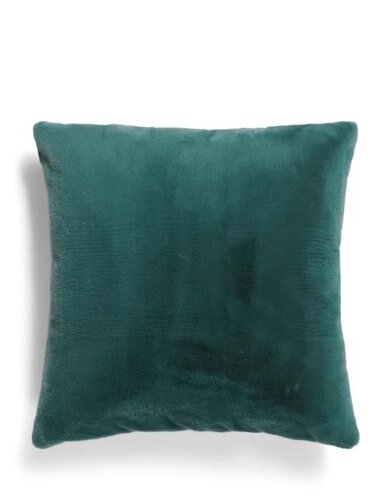 Essenza Furry cushion Reef green 50x50