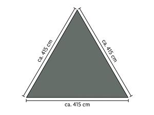 Livarno Home Luifel (Antraciet driehoek)