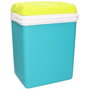 EDA - Kühlbox Promotion, 15 Liter, blau-grün 21,5x30x39 cm