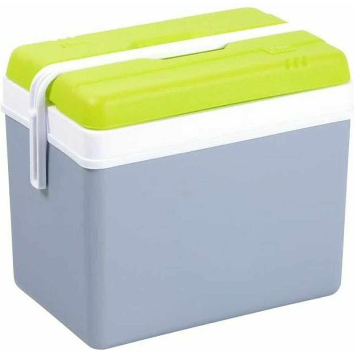 EDA Kühlbox, Kunststoff, 35 Liter, grau / grün