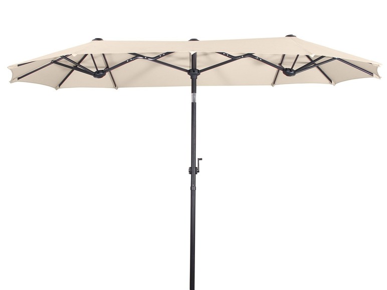 Schneider Dubbele parasol (niet geïdentificeerd, Houtkleurig flex)