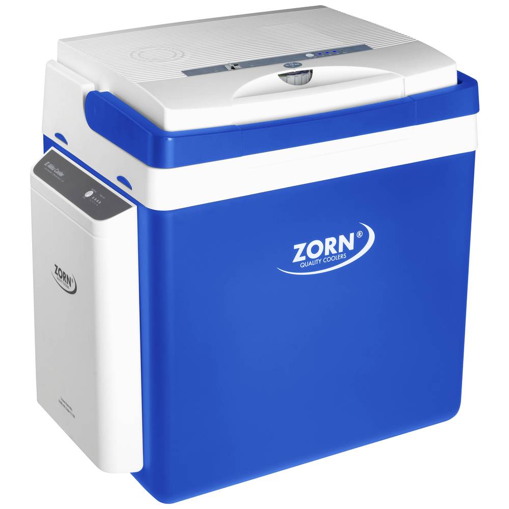 ZORN Cooler Z 26 LNE 7,8 Ah Koelbox Energielabel: E (A - G) Thermo-elektrisch 12 V, 230 V DC/AC Blauw-wit 25 l Koelfunctie: delta T: Tot 17 °C onder