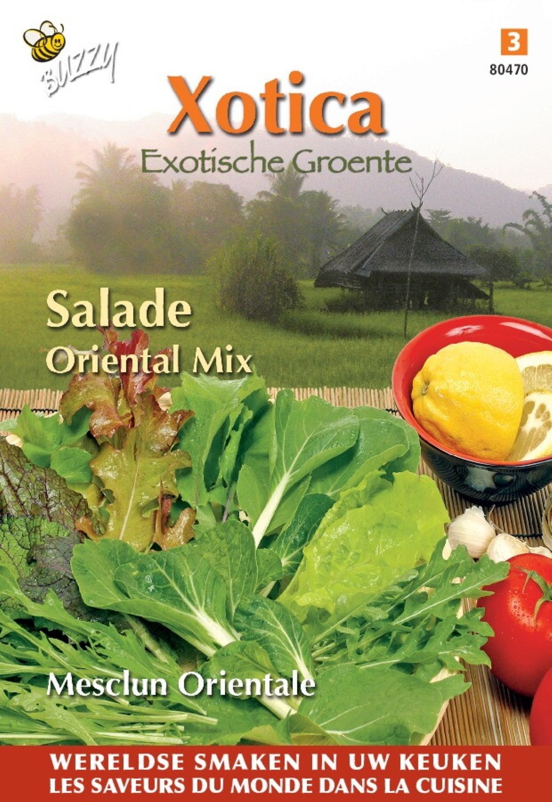 Buzzy Xotica salade mix exotisch baby leaf - 