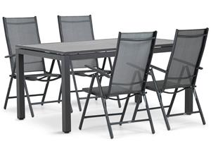 Domani Furniture Domani Carino/Concept 160 cm dining tuinset 5-delig