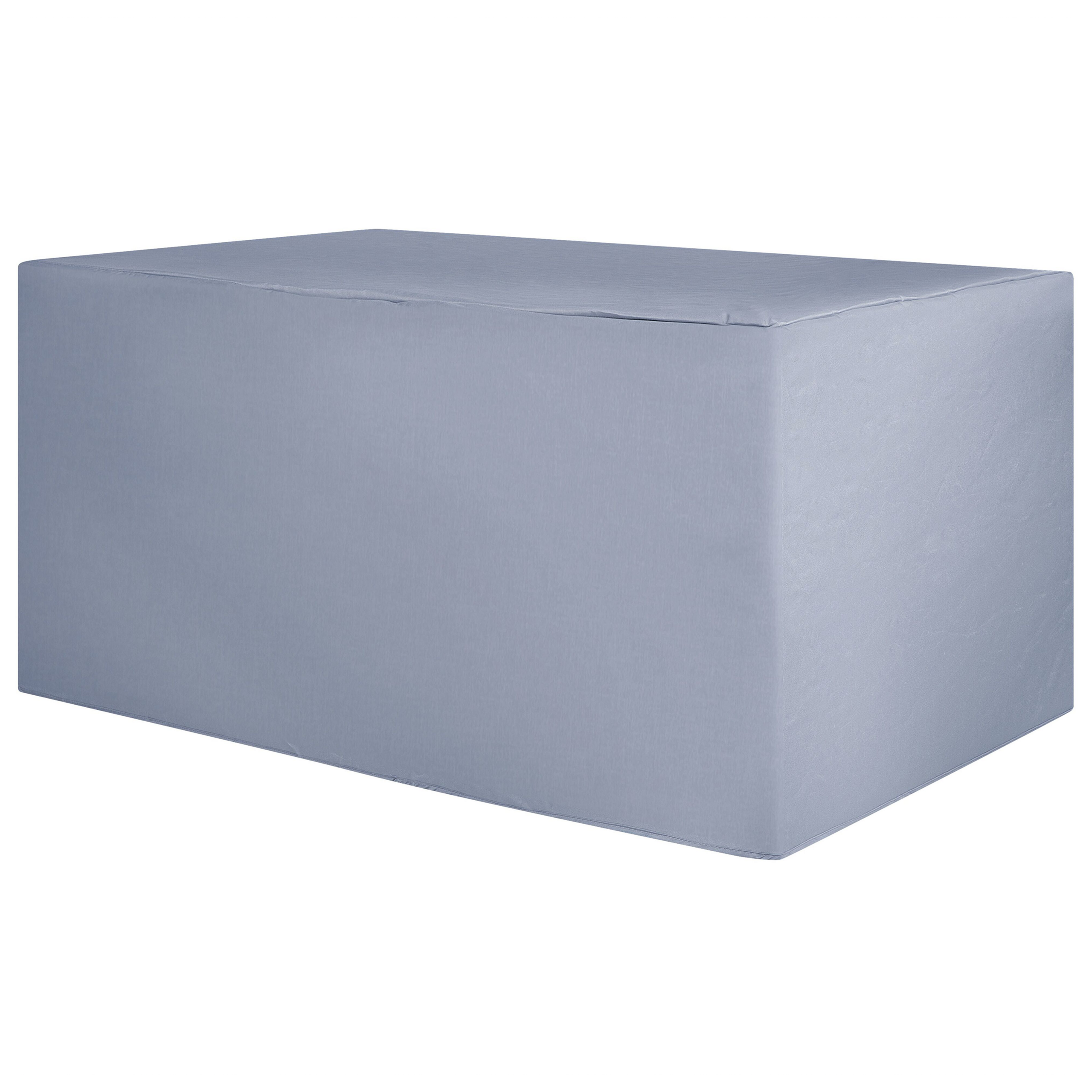 beliani Regenschutzhülle Grau 169 x 88 x 83 cm aus Polyester mit PVC Beschichtung für Kissenbox Rechteckig Modern - Grau