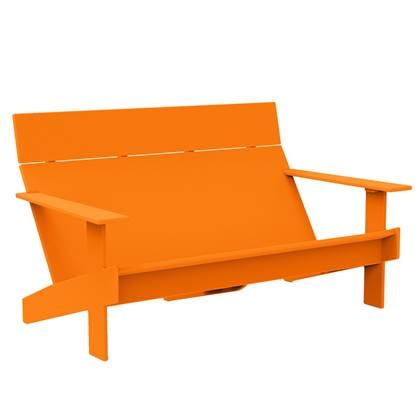 Loll Designs Lollygagger sofa 2-zits tuinbank sunset orange