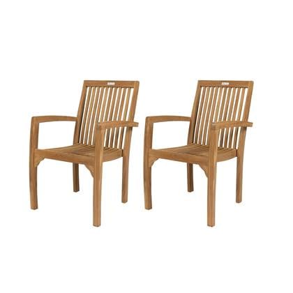 MaximaVida teak houten stoel Sunda-doos per 2 stuks