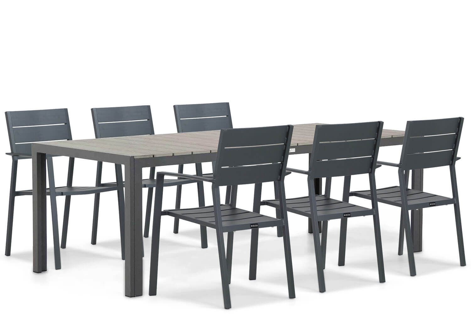 Lifestyle Garden Furniture Lifestyle Sella/Young 217 cm dining tuinset 7-delig