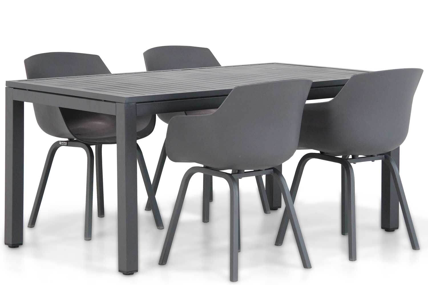 Lifestyle Garden Furniture Lifestyle Salina/Concept 160 cm dining tuinset 5-delig