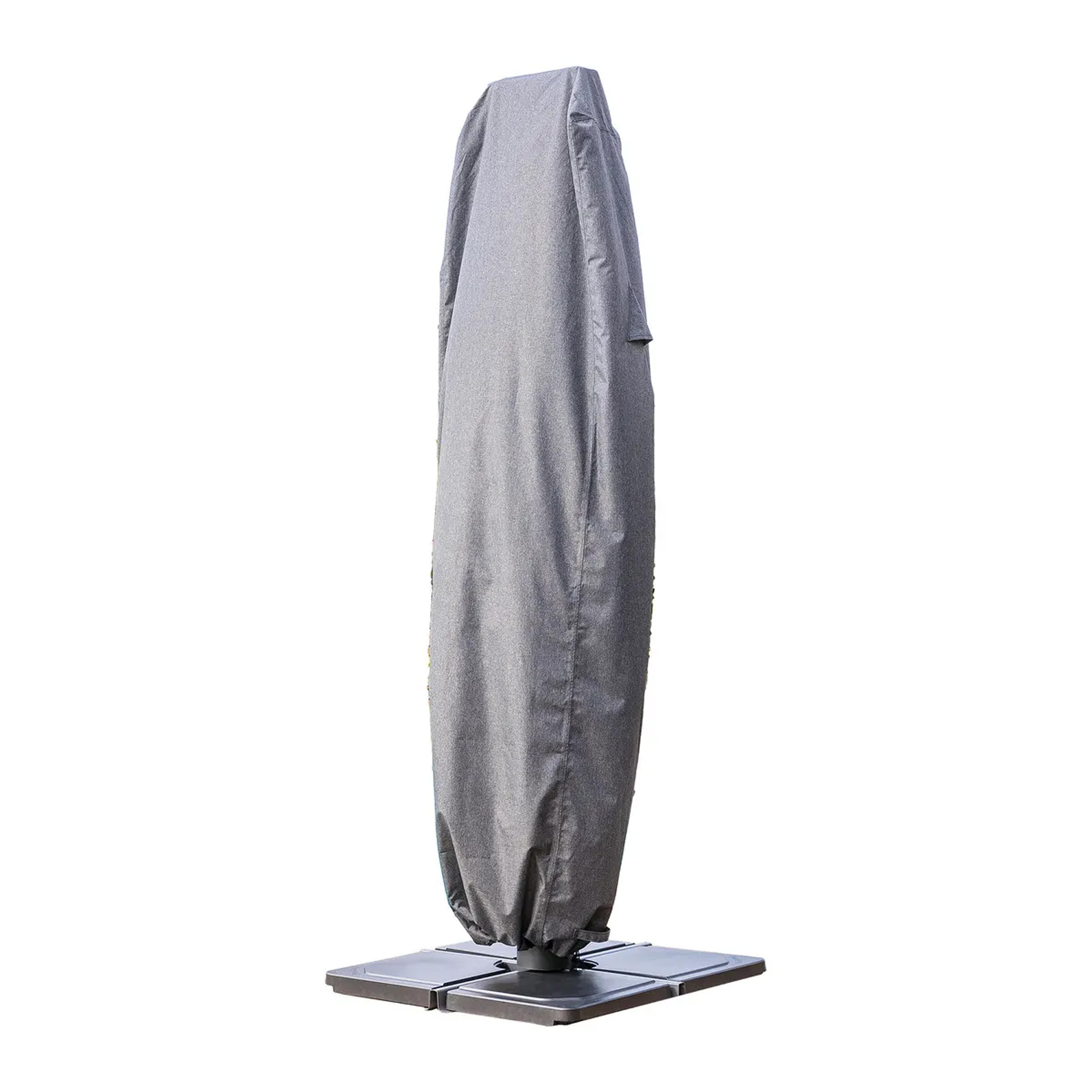 Hesperide Parasol Beschermhoes Hambo - grijs - polyester - waterafstotend - 30 x 60 x 210 cm -
