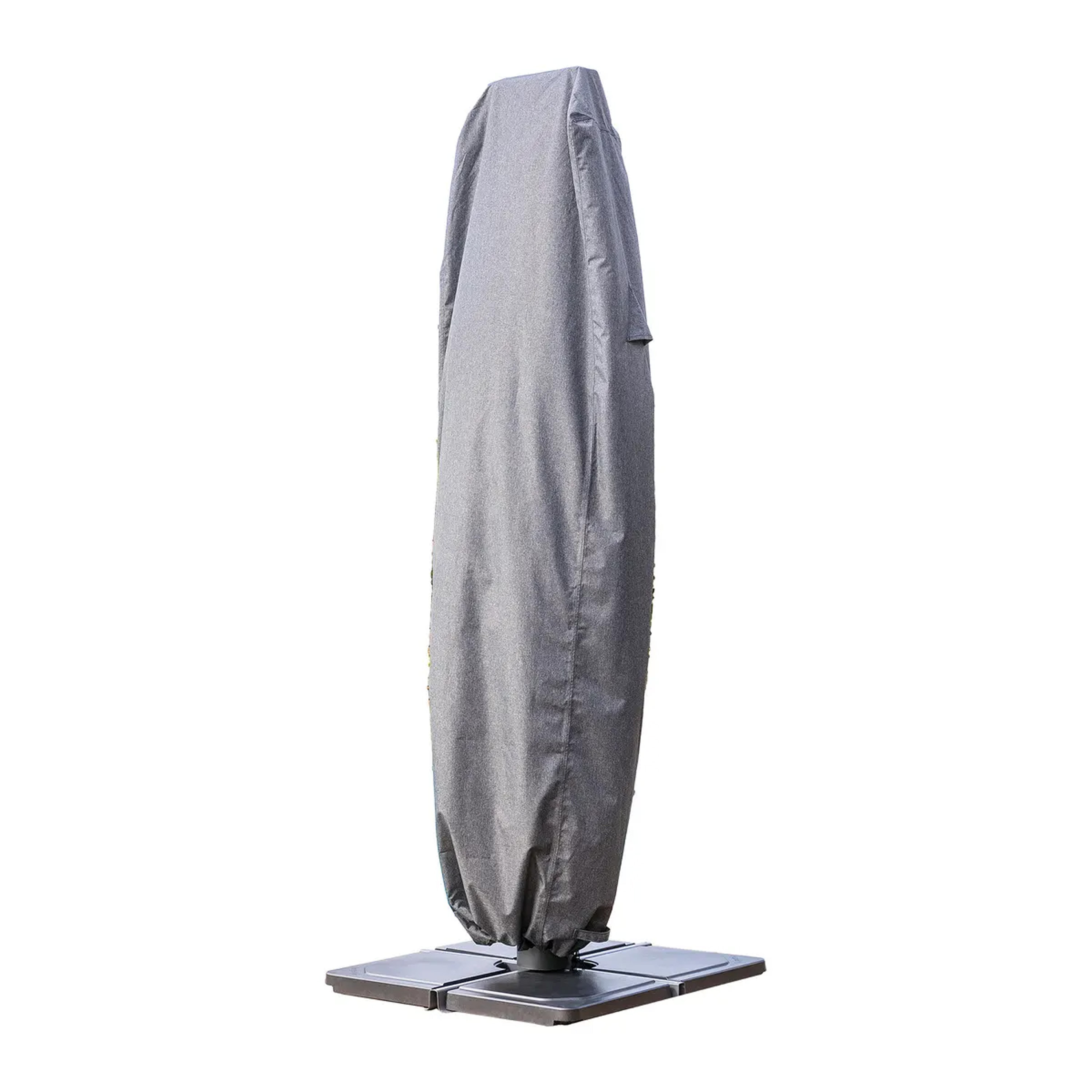 Hesperide Parasol Beschermhoes Hambo - grijs - polyester - waterafstotend - 70 x x 257 cm -