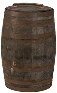 Vatenhandel Stijf Regenton Whisky 190l met los deksel met handvat, gat vulautomaat, kraan - 