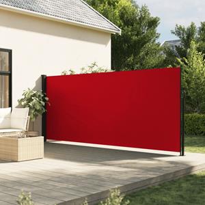 VidaXL Windscherm uittrekbaar 180x600 cm rood