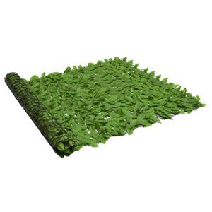 VidaXL Balkonscherm met groene bladeren 200x150 cm