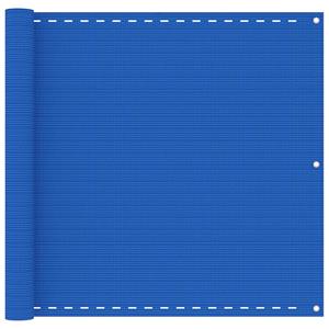 VidaXL Balkonscherm 90x600 cm HDPE blauw