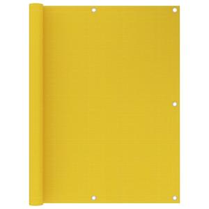 VidaXL Balkonscherm 120x500 cm HDPE geel