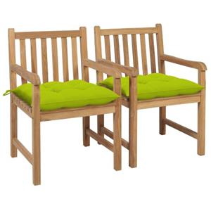 VIDAXL Stoelenset Tuinmeubelen - 58x60x90cm - Hout - Teakhout