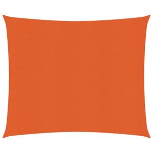 VidaXL Zonnezeil 160 g/m² 2x2,5 m HDPE oranje