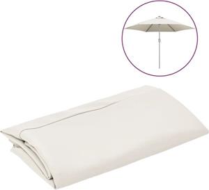 VIDAXL  Vervangingsdoek - voor - parasol - 300 - cm - wit