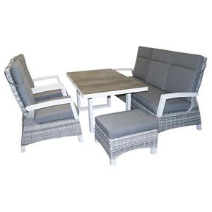 Trestino Rovereto Sofa Lounge diningset 5 persoons - 