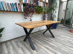 Whoppah Eikenhouten tafel Polyester/Wood - Tweedehands
