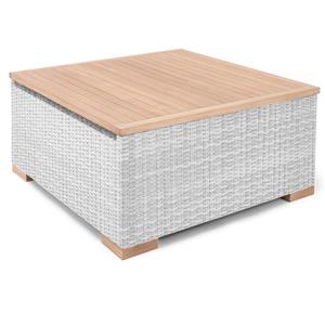 Garland Havana polyrattan tafel wit/grijs