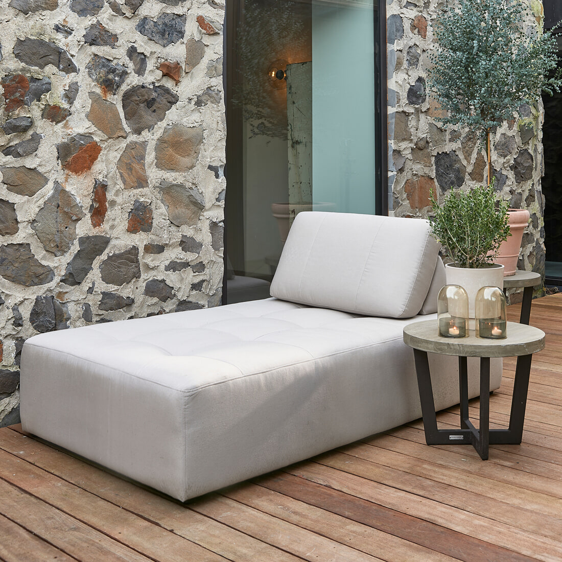 Rivièra Maison Lounge Element Verona XL, Sunbrella Solid - Stone