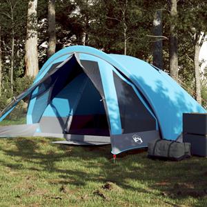 VidaXL Tent 4-persoons waterdicht blauw