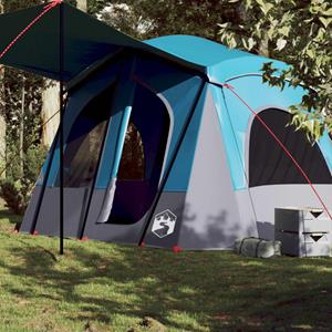 VidaXL Tent 5-persoons waterdicht blauw