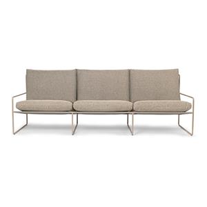 Ferm LIVING-collectie Desert loungbank outdoor 3 zits Dolce Cashmere/Dark Sand