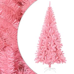 VIDAXL Künstlicher Weihnachtsbaum Mit Stender 240 Cm Pvc Rosa