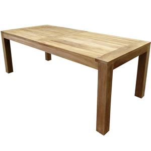 AVH-Collectie Krista dining tuintafel 220x100xH77,5 naturel teak