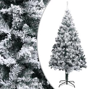 VidaXL Kunstkerstboom met sneeuw PVC 400 cm groen