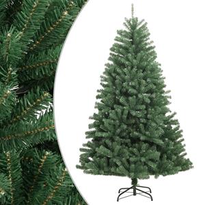 VidaXL Kunstkerstboom met scharnieren met standaard 120 cm groen